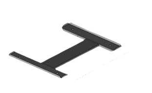 Transport Wheel Frame set w/o wheels for WM Rack 600
